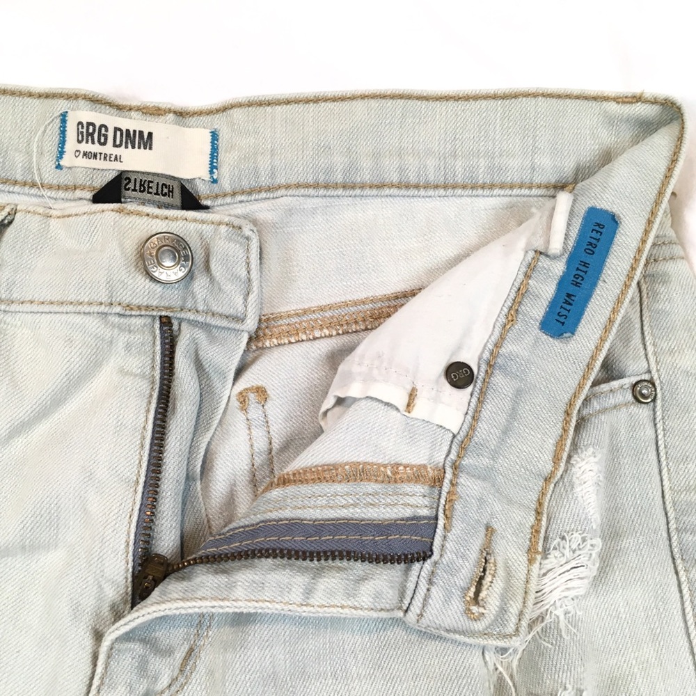 GARAGE Retro High Waist Cutoffs - Picture 3 of 6